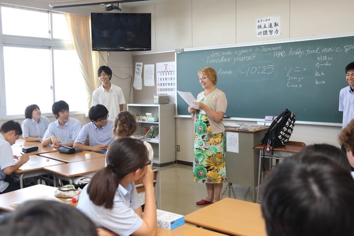 belajar bahasa Jepang di SMA Dwiwarna